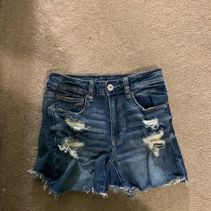 Denim shorts